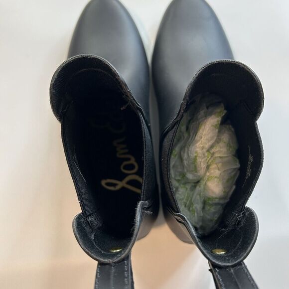 Sam Edelman Boots Women's 7 Tinsley Rubber Rain Boots Matte Black - Picture 8 of 8